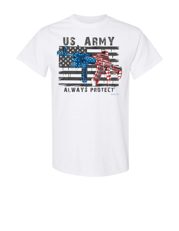US army always protect tees