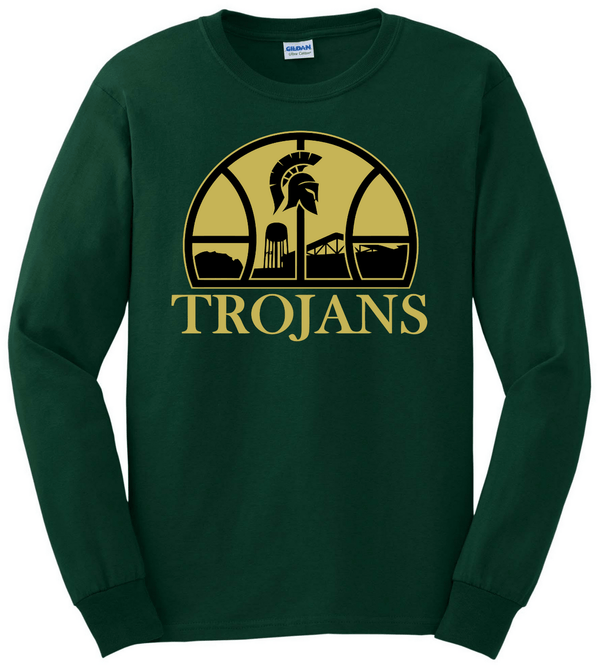 Bandys Trojans Green Long Sleeve