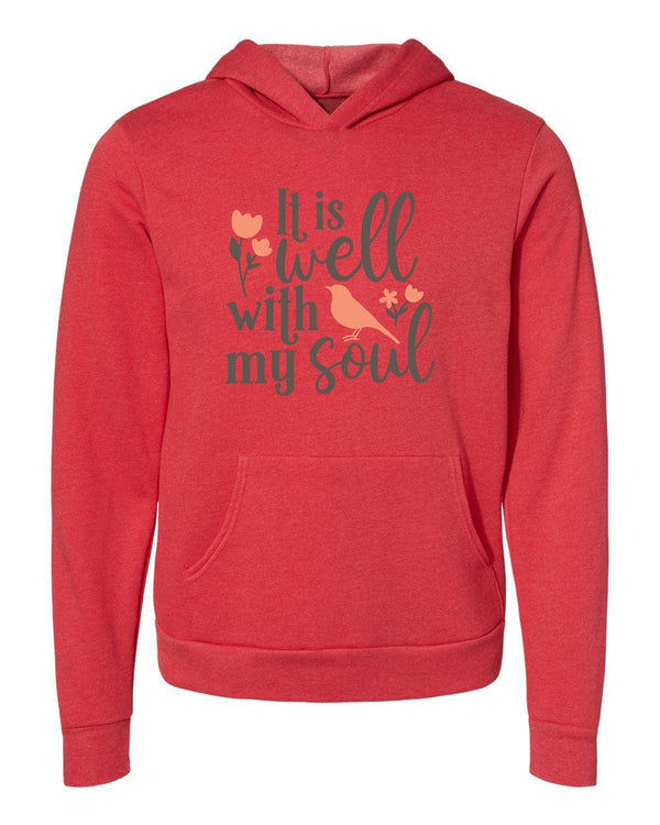 Well With Soul Red Hoodies