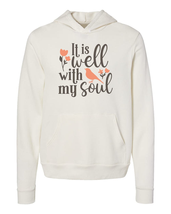 Well With Soul White Hoodies