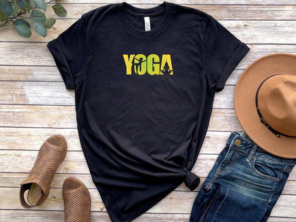 Yoga black t-shirt