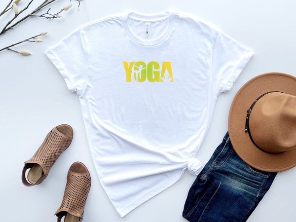 Yoga white t-shirt