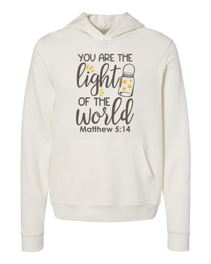You are the light of the world matthew white Hoodies