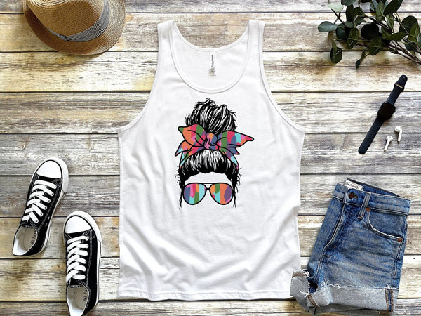 Mom Life Various Color Tank Top