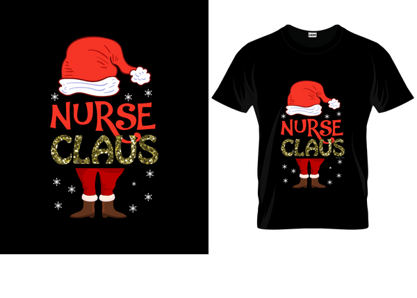 Nurse Claus Design T-Shirt