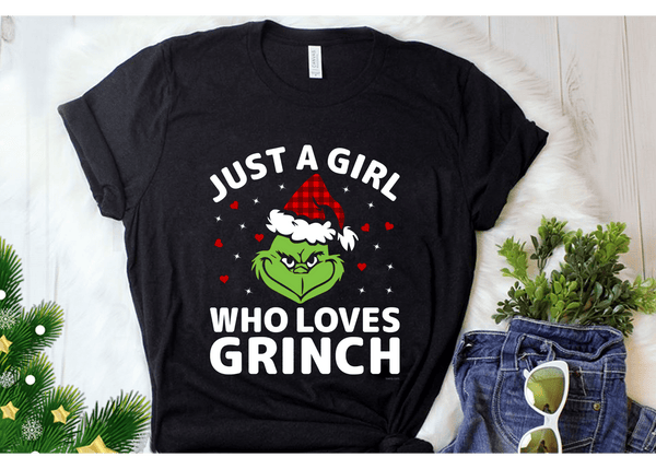 Buy Just A Girl Who Loves The Grinch T-Shirt