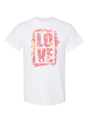 Buy Vibrant Love White T-Shirt